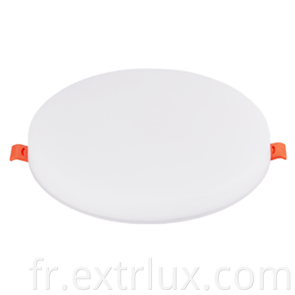 Recessed Round Iron Panel Light Top